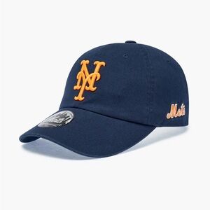 MLB New York Mets Navy Cap with Orange Logo